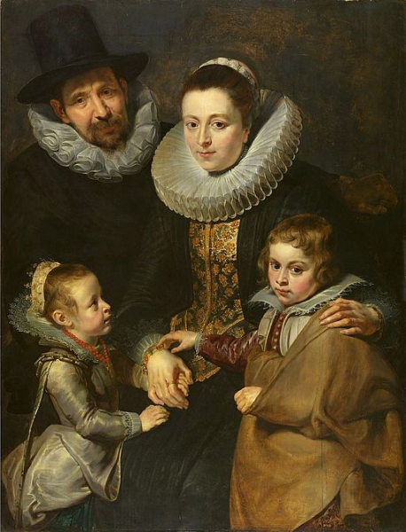 Schilderij 'Familie van Jan Brueghel de Oude' door Peter Paul Rubens. Foto: via Wikimedia Commons, CC0.