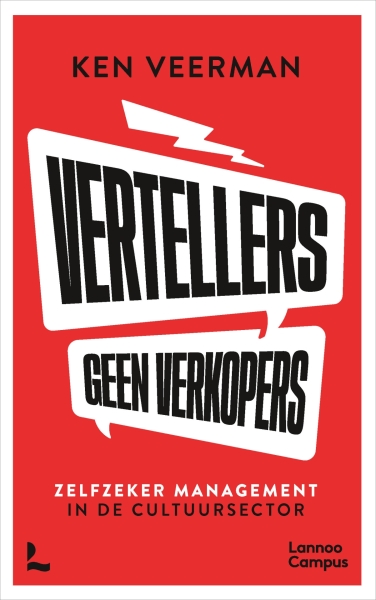 Cover boek 'Vertellers, geen verkopers'
