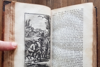 Foto: Histoire de l'admirable don Quixotte de la Manche (1706) - KBR, II 70.356/bA. © KBR