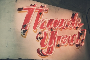 Thank you! Foto: Ryan McGuire via Pixabay