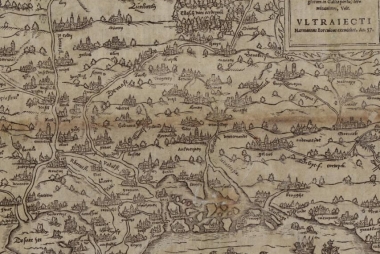 Kaart van de Nederlanden, Herman I van Borculo, Utrecht, 1557